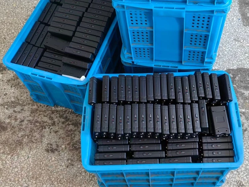 Stun gun units in workshop production Stun gun units in workshop production