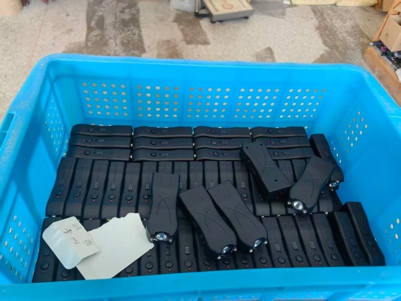 Stun gun components ready for assembly Stun gun components ready for assembly