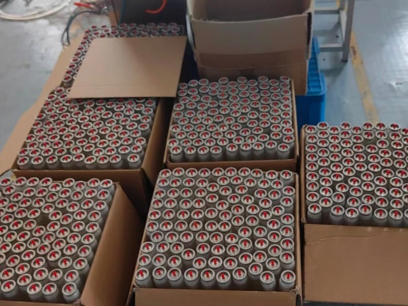 Pepper spray cans in production Pepper spray cans in production